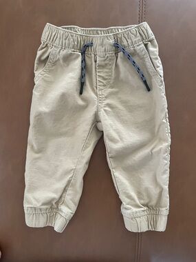 GAP Khaki Drawstring Joggers - Beige